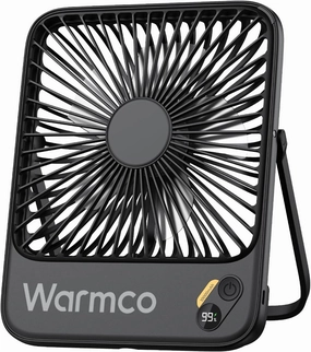 10000mAh Portable Travel Fan 7-inch, [10-24H Runtime] Ultra-thin Digital Display Mini Desk Battery Operated Fan for Bedroom, Camping, Cruise Essentials 2025