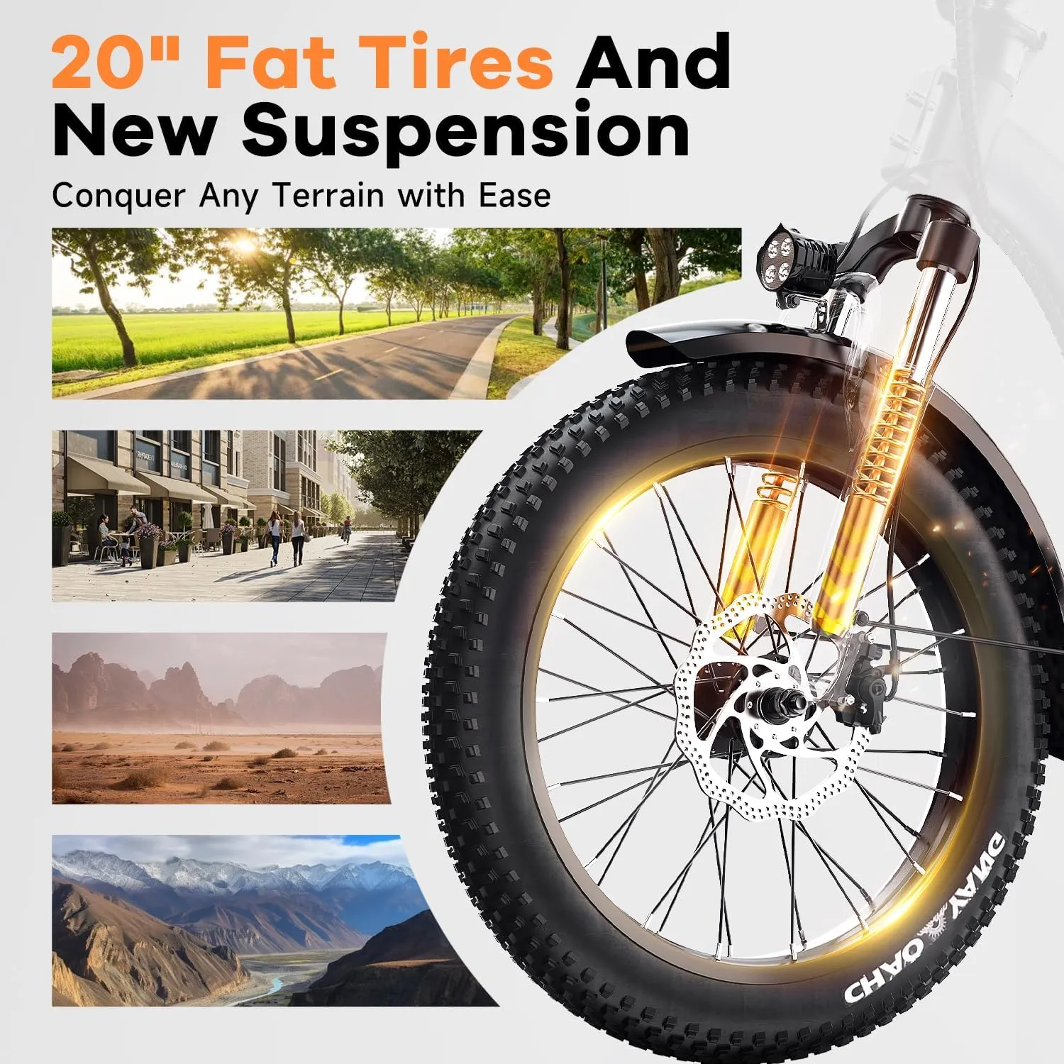 1000W Folding Electric Bike,48V 20AH Removable Battery E Bike,30 MPH,80 Miles Max Range Electric Bike for Adults,20" Fat Tire Foldable ebike,Adult Electric Bicycle for Commute Beach Snow