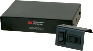 100W electronic undercover mini-siren with remote switches and intersection clearing feature, Green/red, MS400U