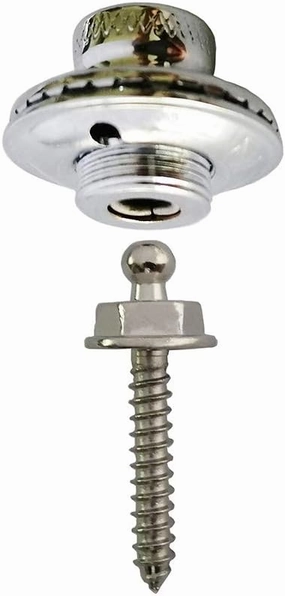 10 Sets Boat Canvas Snaps Fastener Upper Part and Lower Part Chrome Plated Brass for Boat RV Canvas Canopies Yacht M4 x 22mm