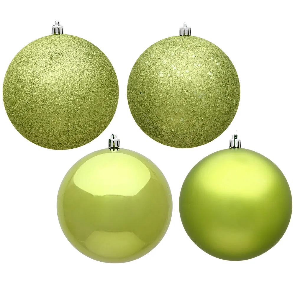 10" Lime Ball 4-Finish Assortment Pack of 4