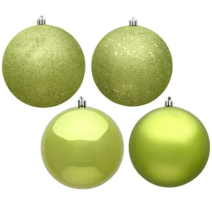 10" Lime Ball 4-Finish Assortment Pack of 4