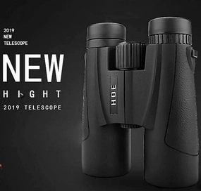 10x42 Ultra Wide-Angle Binoculars Telescope, Professional Bak4 High Transmittance Telescope Waterproo, AdjustableDifference