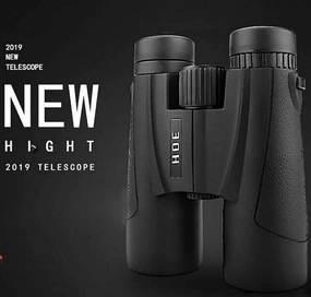 10x42 Ultra Wide-Angle Binoculars Telescope, Professional Bak4 High Transmittance Telescope Waterproo, AdjustableDifference