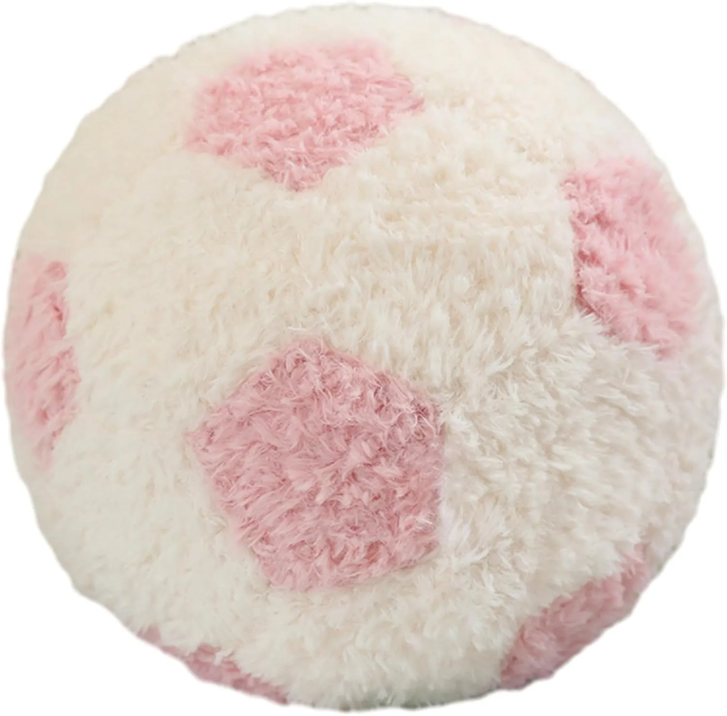 12 Inch Round Football Hugging Plush Toy - Soft Football Throw Pillow for Kids & Babies