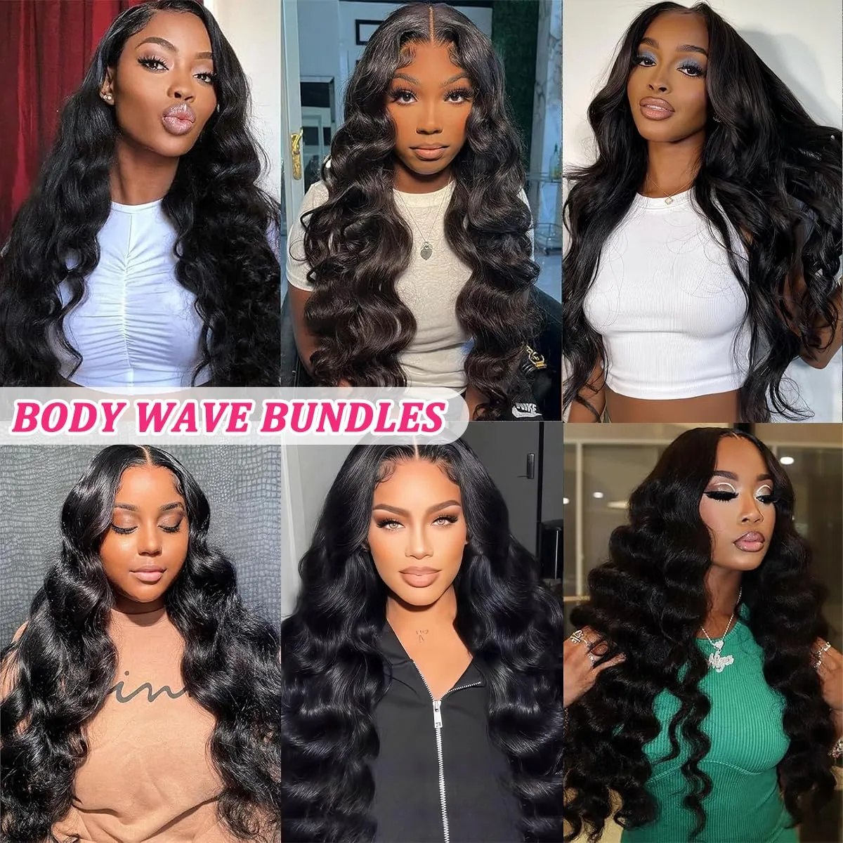12A Human Hair Bundles 22 Inch Body Wave Bundles Human Hair 100% Unprocessed Brazilian Virgin Hair Quick Weave 1 Bundle Human Hair Extensions Natural Black