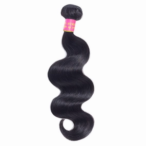 12A Human Hair Bundles 14 Inch Body Wave Bundles Human Hair 100% Unprocessed Brazilian Virgin Hair Quick Weave 1 Bundle Human Hair Extensions Natural Black