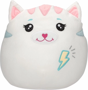 13040 Ylvi Swoppies White Cat Soft Toy with Light-Up Effect and Pointed Ears, 20 cm Soft Toy, Multicolour, One Size