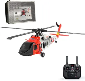 1/47 2.4G 6CH F09-S Brushless Direct Drive RC Helicopter Model for Teen and Adults, 6G/3D Stunthelicopter Model Aviation Toys with GPS and Camera (RTF Edition)