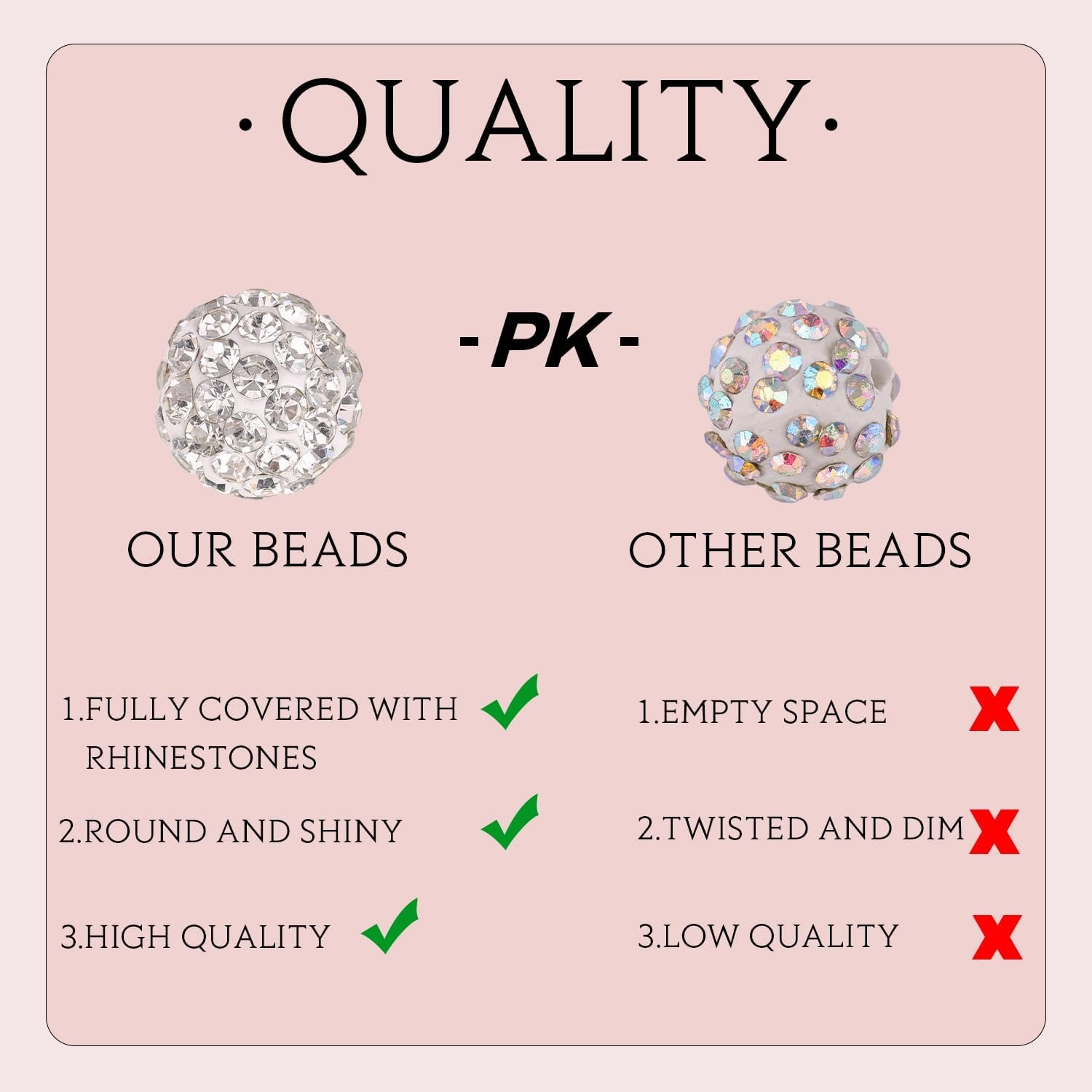 150 Pcs Fuchsia Rhinestone Beads for Jewelry Making, Sparkle Crystal Clay Christmas for Bracelet Baseball Necklace Earring Crafting and DIY, Shiny Round Shamballa Disco Ball Beads Bulk