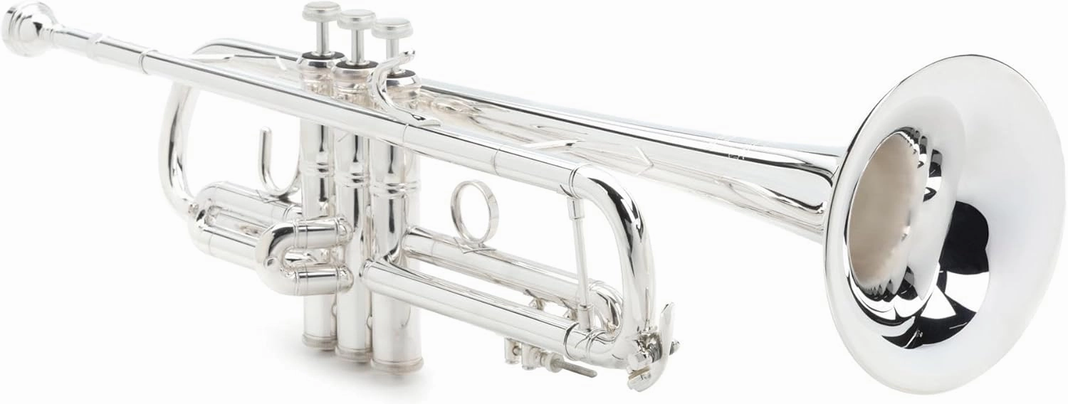 180S43R Professional Stradivarius Bb Trumpet - Reverse Leadpipe - 43 Bell - Silver Plated