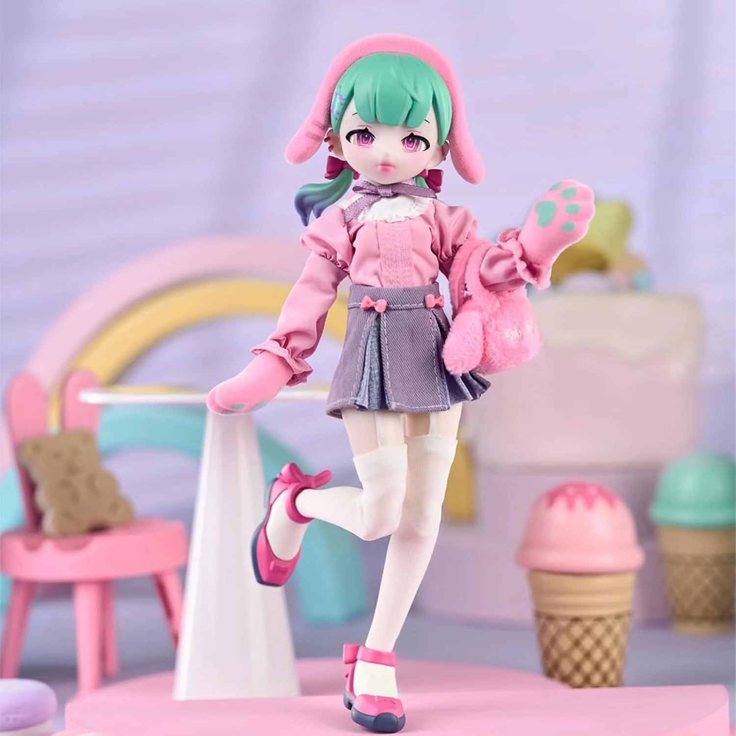 1/12 BJD Dolls Blind Box,Kawaii BJD Dolls Eve Lynna Series 1/12 Ball Jointed Doll Collectable Action Figure Posable Dress Up Doll for Girls Birthday Party Gift Toys (Limited Edition-1 Pack)
