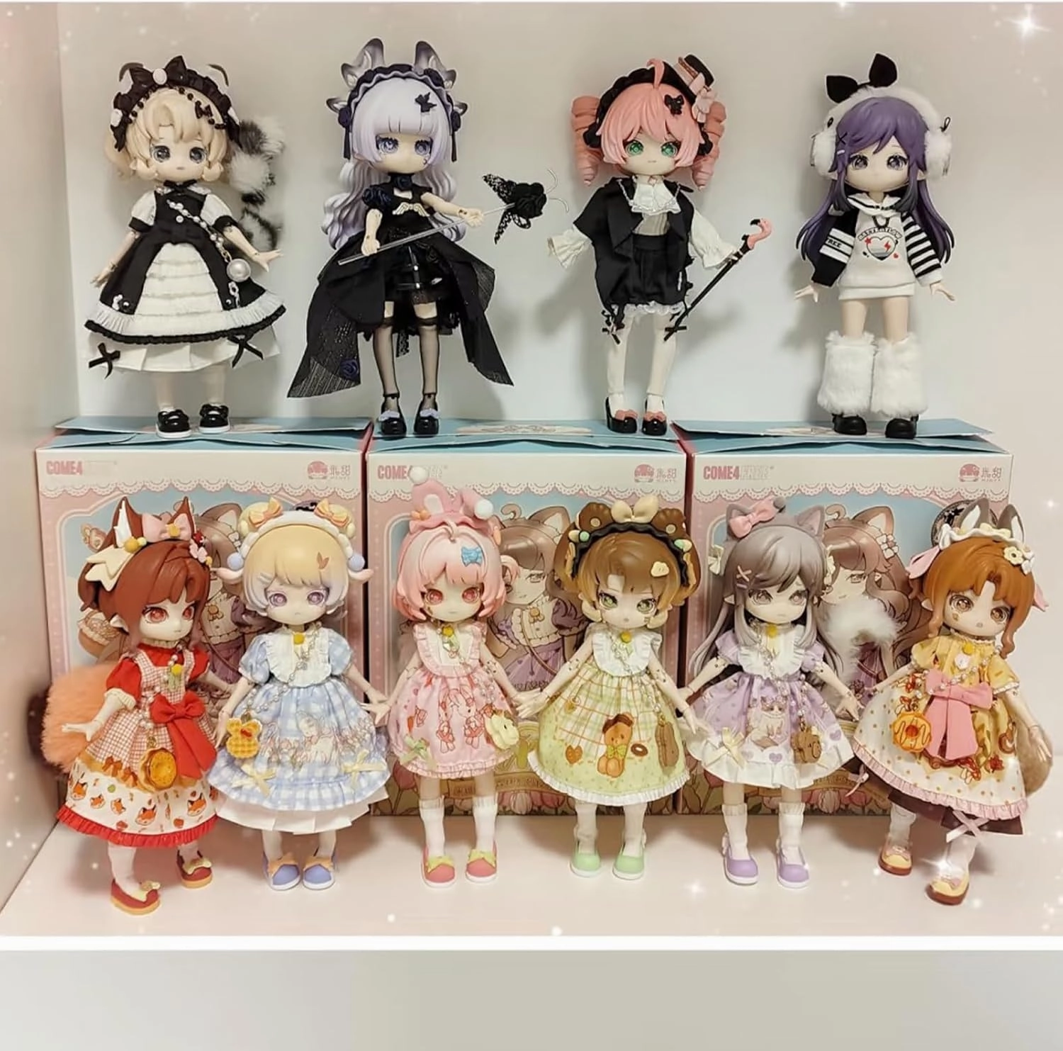 1/12 BJD Dolls Blind Box,Kawaii BJD Dolls MITIAN Series-Magical Forest 1/12 Ball Jointed Doll Collectable Action Figure Posable Dress Up Doll for Girls Birthday Party Gift Toys