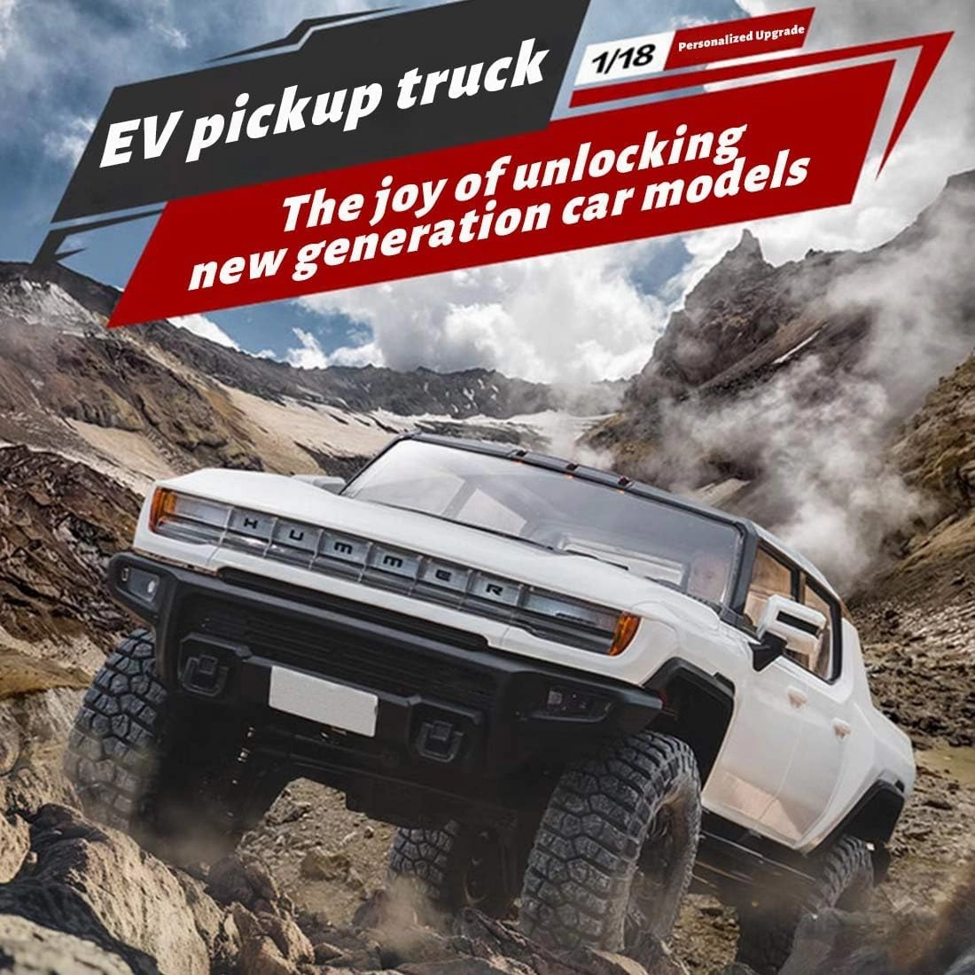 1/18 FCX18 Climbing Off-Road Car, 2.4G Remote Control Electric Brushed Off-Road Vehicle Model EV Shell Two-Speed Transmission (RTR Version)