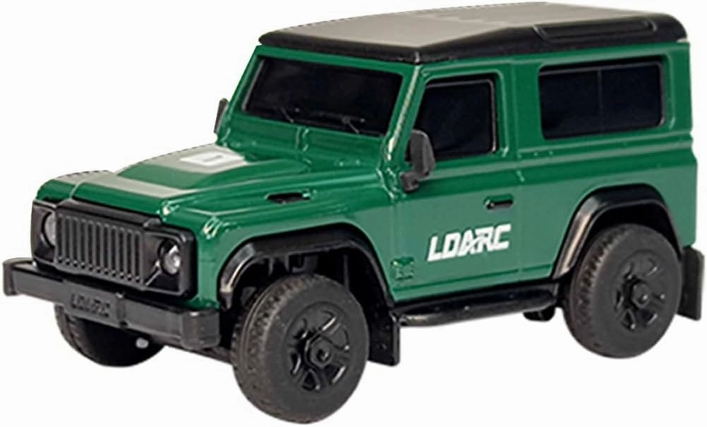 1:64 Scale RC Mini Climbing Car, RTR RC Rock Crawler High Speed 2.4GHZ All Terrain Off-Road Truck Toy, Remote Control Car Model Vehicle Buggy - Green