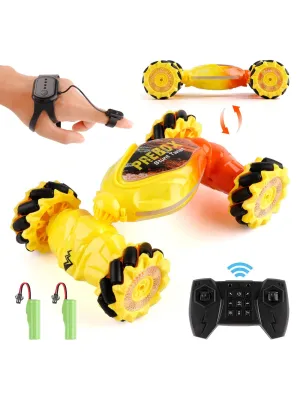 1PC Remote Hand Control Car Toys,Gesture Sensing RC Stunt Car,360°Rotation 4WD,For Kids Boys 8 9 10 11 12 Year Old,Christmas Easter Birthday Gifts