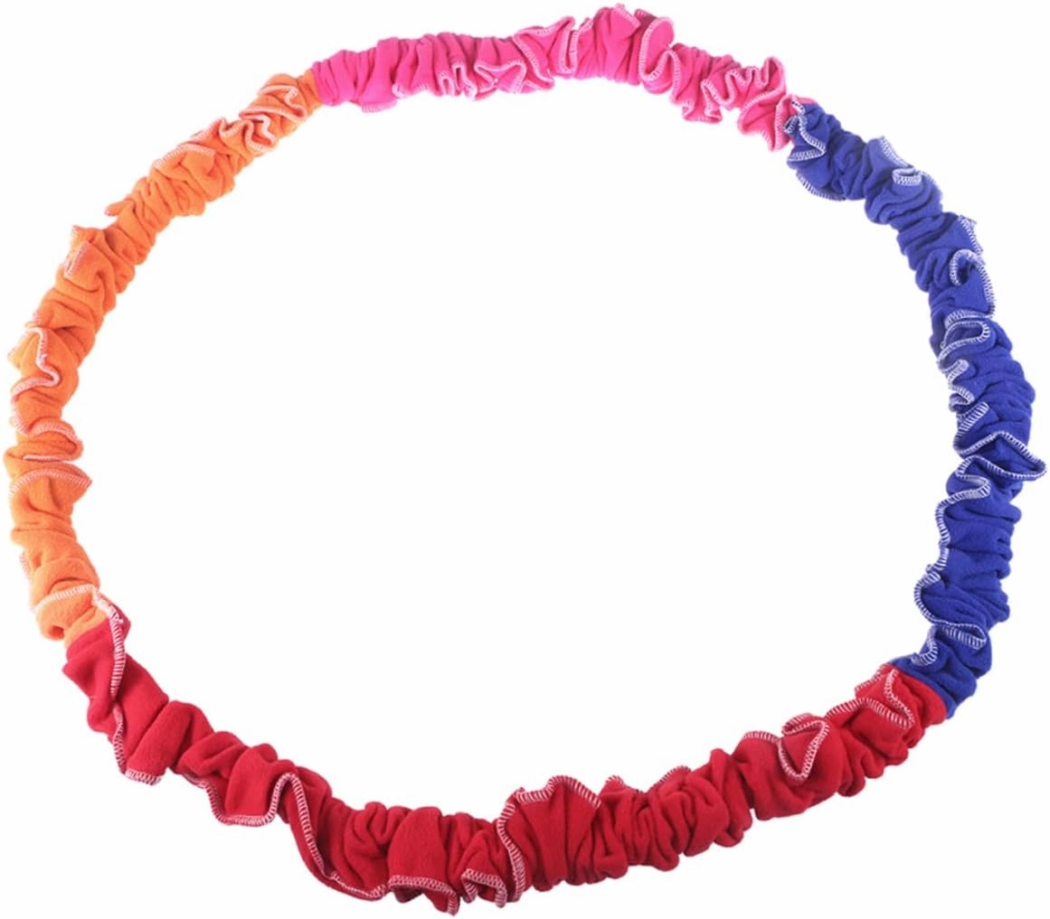1Pc Four-Direction Running Pull Ring Outdoor Boys and Girls Stretch Rope Elastic Band Sensory Stretchy Band Group Activities for Boys and Girls