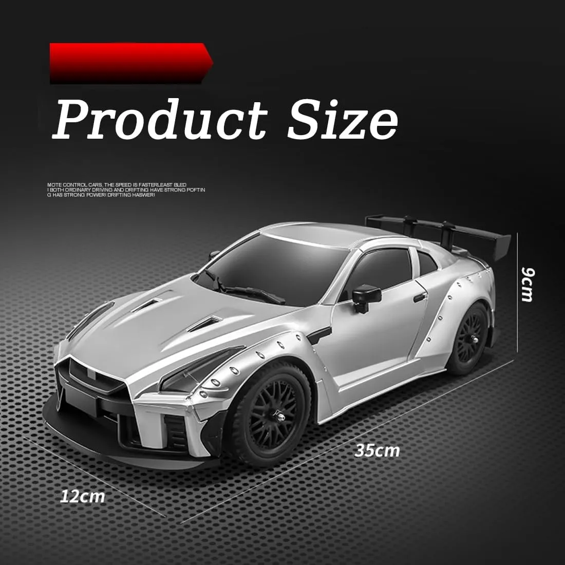 20KM/H High-Speed RC Drift Car, MN-268 1/16 Scale 2.4G Full-Proportional Control RWD RC Racing Car with Gyro & LED Light, Ideal Gift for Adults - RTR