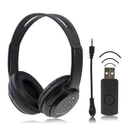 2.4 GHz Wireless Headphones with Microphone