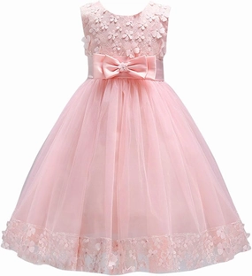 2-10T Big Little Girl Ball Gown Short Lace Flower Tulle Prom Dresses for Wedding Party Evening Dance