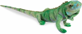30" Iguana Stuffed Animal - Blue Iguana Realistic Lizard Toy for Boys, Over 2 Feet Wild Animals Plush Super Soft Plushies Gift (Blue Iguana, 30") (33.5" Long)