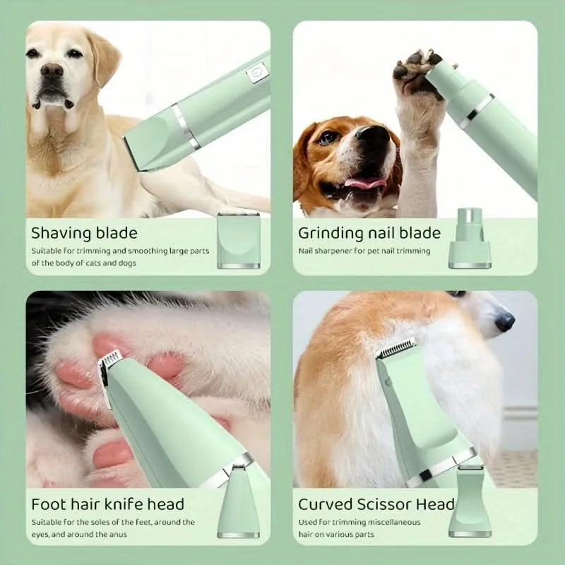 4-in-1 Cordless Pet Grooming Kit