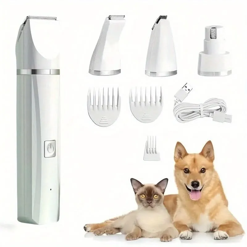 4-in-1 Cordless Pet Grooming Kit