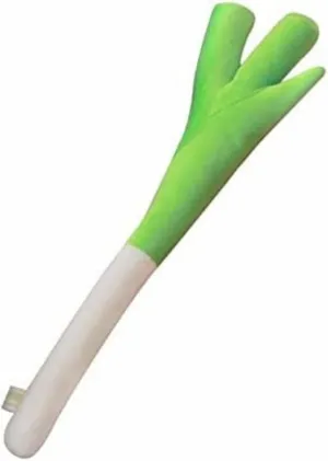 40cm Simulation Leek Onion Stuffed Plush, Vegetable Plush Throw Pillow, Anime Cosplay, Soft Plush Toy Decoration Doll