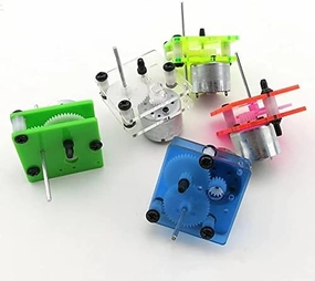 4pcs Gear Motor 310 DC 1V 6V Long Shaft Mini Electric Motors Reducer 3V 300rpm Solar Toy Moter DC3V DIY Science Model|DC Motor| -