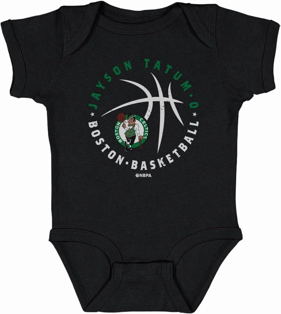 500 LEVEL Jayson Tatum Boston Celtics One-Piece Infant Bodysuit - Jayson Tatum Boston Celtics Player Ball