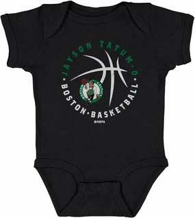 500 LEVEL Jayson Tatum Boston Celtics One-Piece Infant Bodysuit - Jayson Tatum Boston Celtics Player Ball