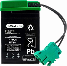6V 4Ah Battery for 6 Volt for Peg Perego for JohnDeere Express IGED1088 / for JohnDeere Utility Tractor IGED 1069 / Li Red Tractor IGED1068 Children Ride On Car