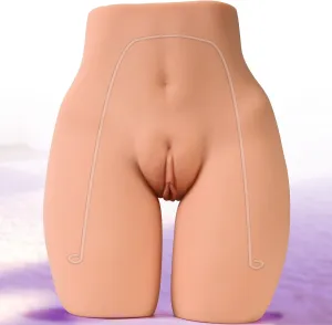 7.2LB Sex Doll Torso for Men, Male Sex Dolls with Poseable Legs, Realistic Pocket Pussy Ass Stroker with 3D Textured Deep Vagina and Tight Anus, Adult Toys Male Masturbator for Men Masturbation