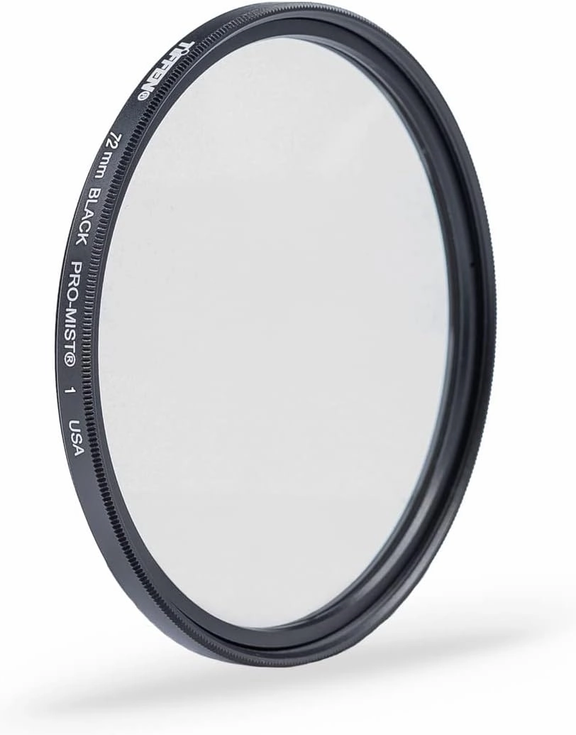 72mm Black Pro-Mist 1 Filter|Black Pro-Mist Filter|Ultra Slim|Cinematic Effect Camera for Portrait Photography/Video/Vlog - MADE IN USA