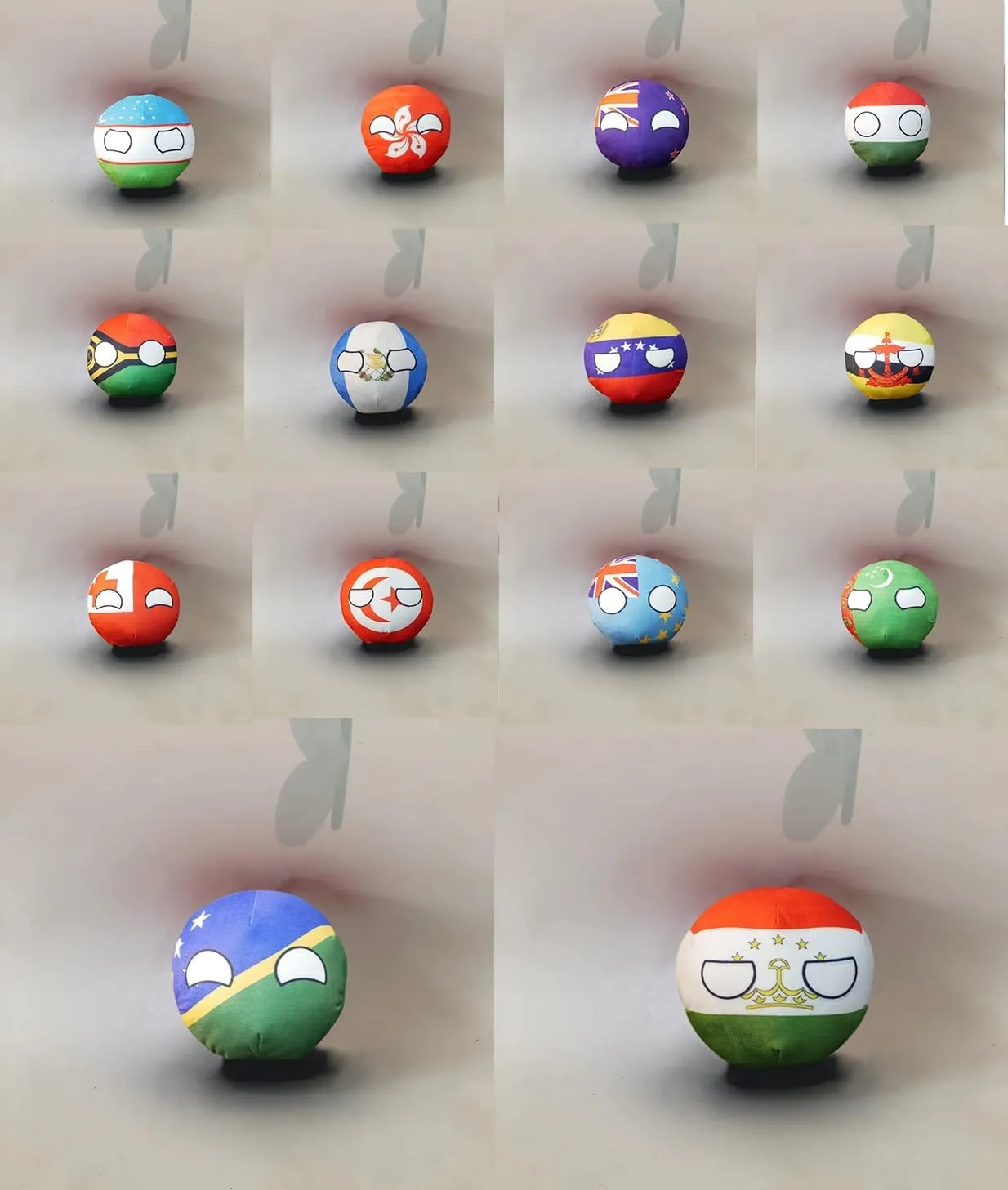 7.9in 3.9in Country Ball Plush Country Ball, Flags of France, Qatar, Croatia, Peru and Other Countries, Plush Toy Country Balls, Indoor Decoration, (Palestine,7.8in)