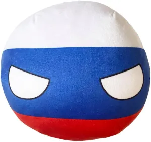 8-Inch Countryball Plushie – Soft and Cute National Ball Toy – Collectible Gift for Fans, Kids, and Plush Enthusiasts (9.Russia)