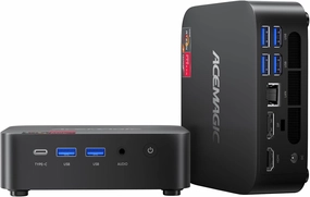 ACEMAGICIAN Mini PC AMD Ryzen 7 5700U : 32GB DDR4 1TB SSD Mini Computers, Small Gaming PC 4K@60Hz Triple Display, Mini Desktop WiFi6 | Bluetooth 5.2 | Dual Channel | Auto Power On |K1
