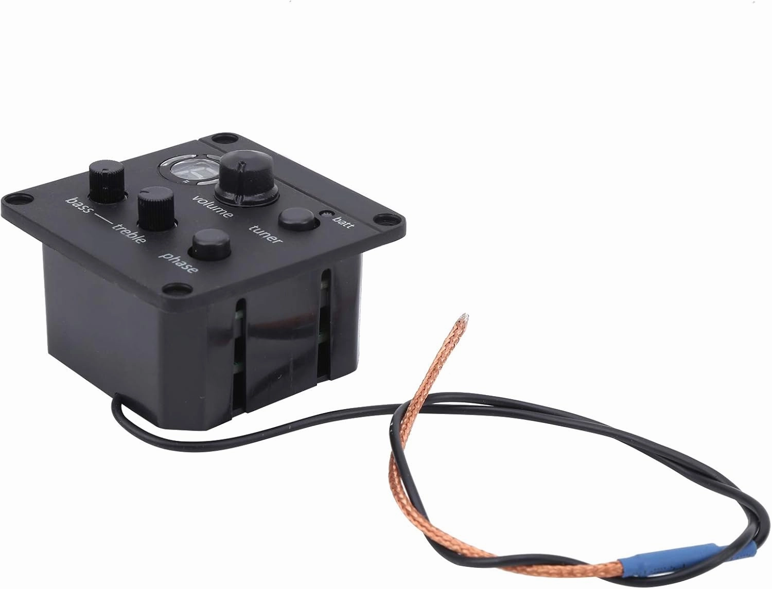 Acoustic Guitar Pickup, Guitar Pickup Onboard Preamp Equalizer with User Manual EQ Glued to Sound Hole