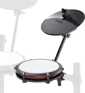 Alesis Drums Nitro Max Expansion Pack - Electric Drum Set Expansion for Nitro Max Kit with Mesh Tom Pad, 10" Cymbal with Choke and Connection Cables