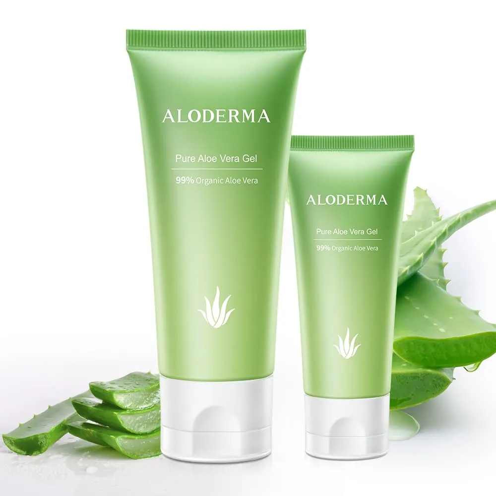 All Purpose Aloe Vera Gels Set - 3 Pack - 114g Aloe Vera Gel & 45g Aloe Vera Gel Travel Size x2pcs