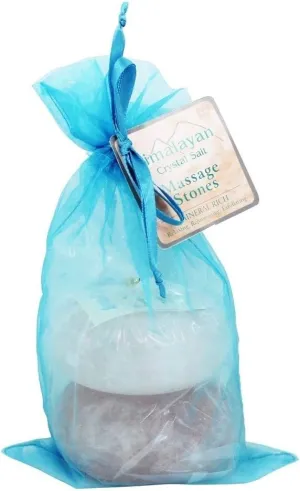ALOHA BAY Salt Massage Stones Set, 2 CT