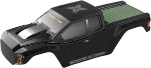 AMORIL Black PC Car Shell for RC Brushless Truck Mini 1/10 RZ001G-A,1PCS,Part Number R11078