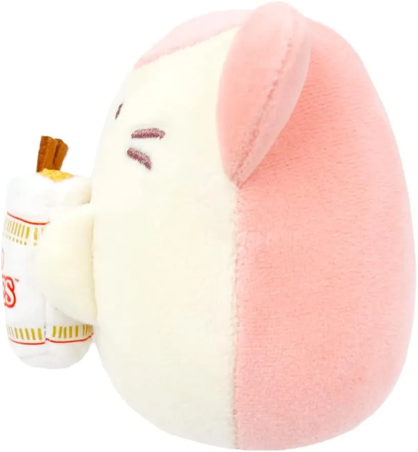 Anirollz Stuffed Animal Plush Toy – Official Nissin Cup Noodles Fabric Squishy Ball Doll | Soft, Squishy, Warm, Cute, Comfort, Safe| Birthday Gift Stress Ball Kitty Cat with Cup Noodles Kittiroll