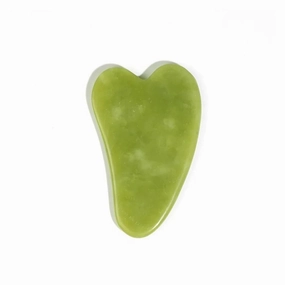 Anti Aging Jade Stone Massage Set Gua Sha Rose Quartz Jade Face Roller Gua Shua(Type s)