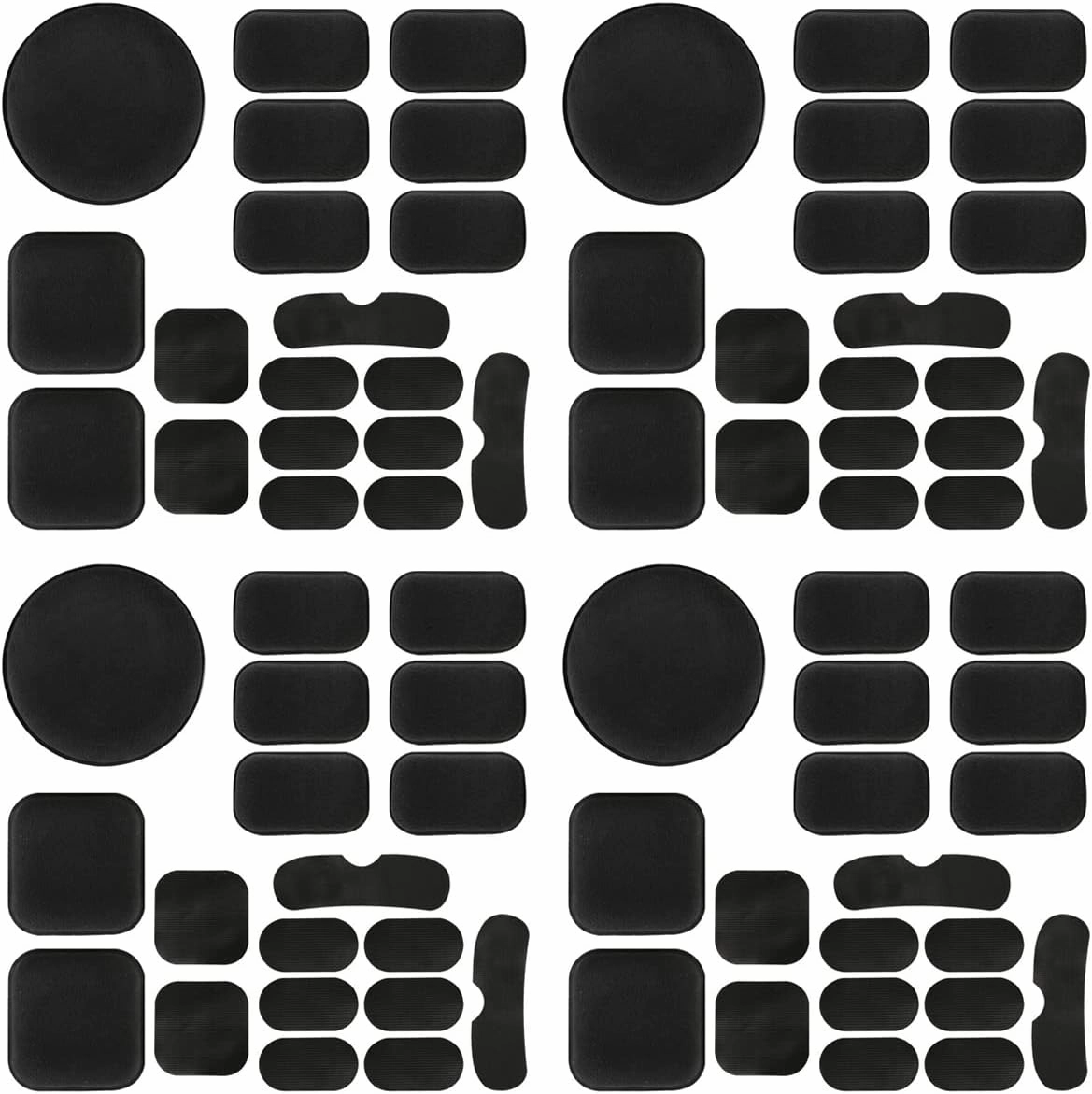 AOUTACC Universal Airsoft Helmet Pads, Soft Helmet Replacement Foam Padding Kits Accessories Mats for Fast/Mich/ACH/USMC/PASGT Helmet