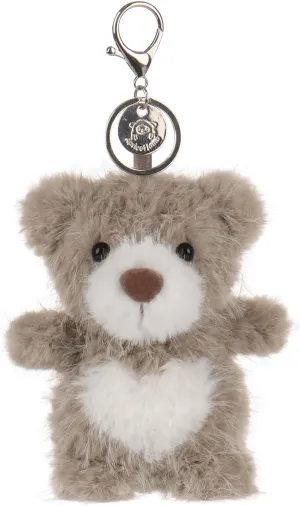Apricot Lamb Cuddle Bear Cute Keychain, Soft Stuffed Plush Keychain Toys for Kids’ Backpack, Purse