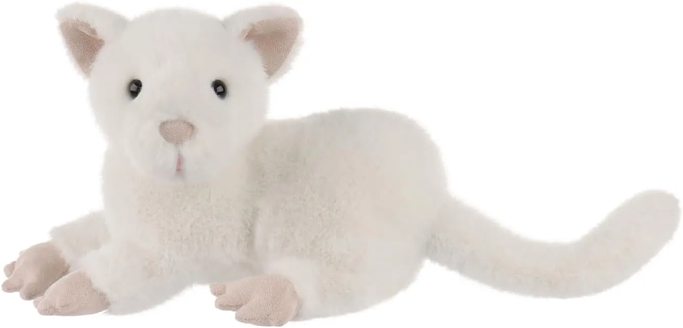 Apricot Lamb Lazy Ferret Stuffed Animals for Kids, Soft Cute Plush Toys for Baby Girl and Boy, Fluffy Lazy Ferret 11.9 Inches