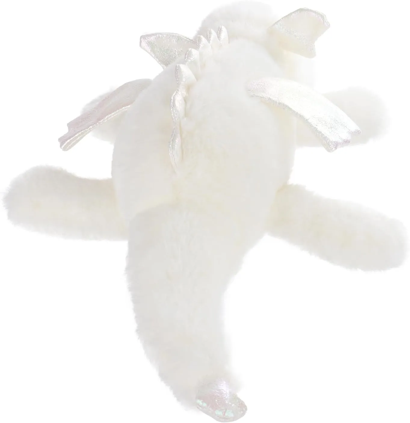 Apricot Lamb Lying Dragon Plush Stuffed Animals for Kids, Soft Cute Plush Toys for Baby Girl and Boy, Large Fluffy Lying Dragon White