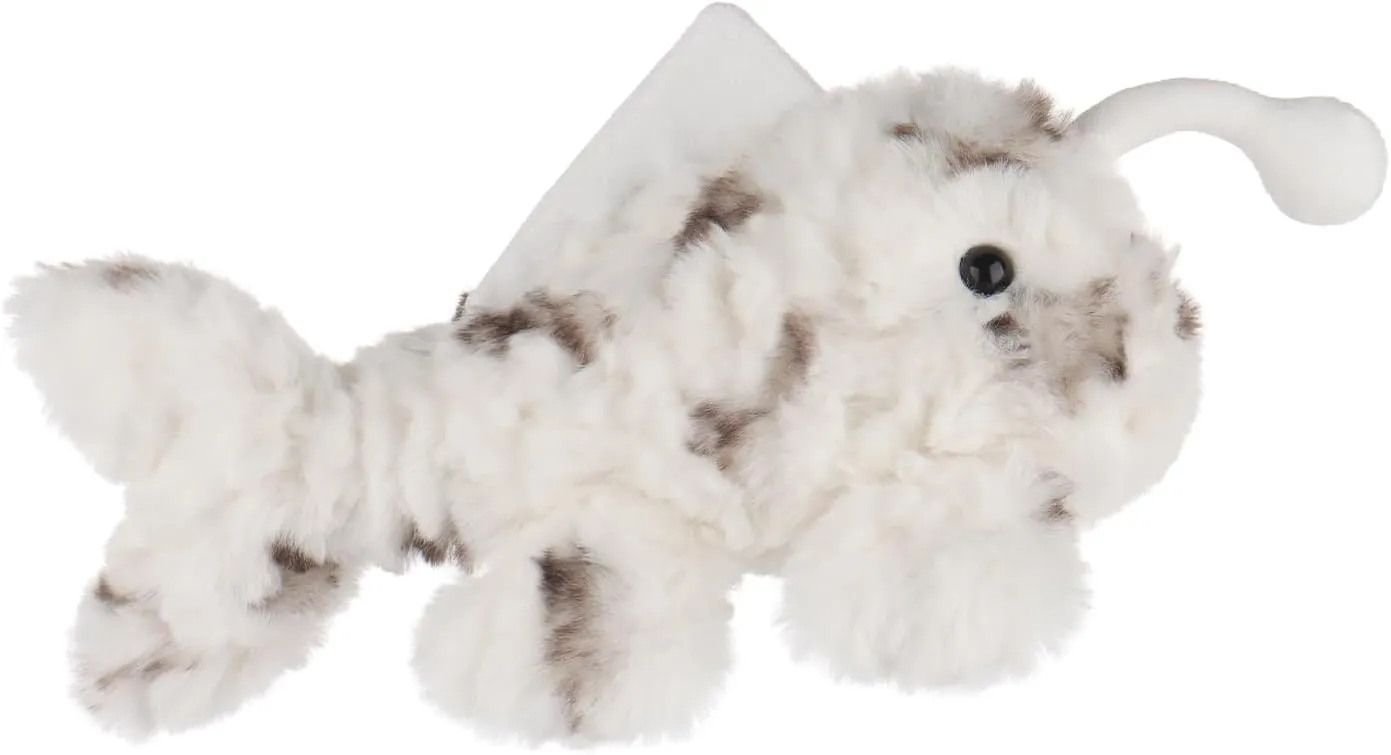 Apricot Lamb Ocean Lantern Fish Plush Stuffed Animals for Kids, Soft Cute Plushies Toys for Baby Girl and Boy, Fluffy Ocean Lantern Fish 10.7 Inches