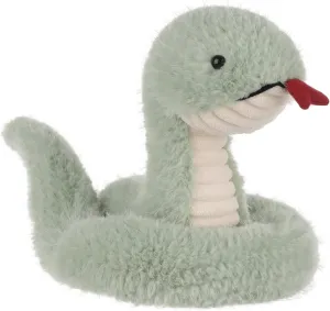 Apricot Lamb Snake Plush Stuffed Animals for Kids, Soft Cute Plushies Toys for Baby Girl and Boy, Fluffy Snake Light Green
